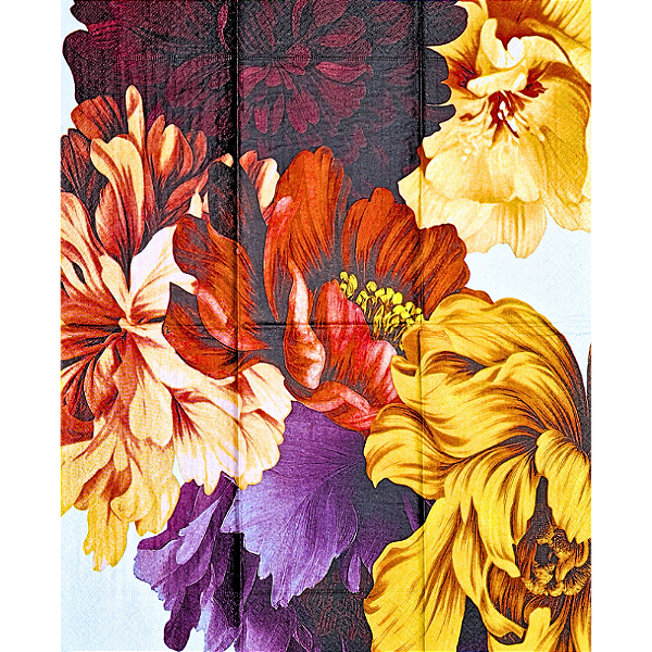 Guardanapo para Decoupage 33x40 Arranjo Floral da Alemanha