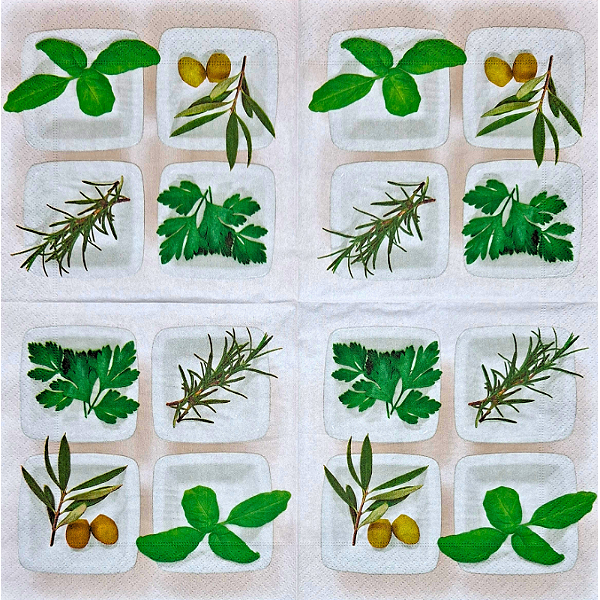 Guardanapo para Decoupage 33x33 Temperos