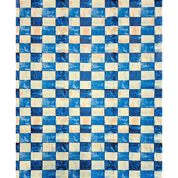 Guardanapo para Decoupage 33x40 Xadrez Rústico