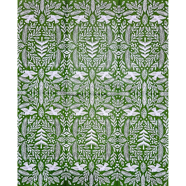 Guardanapo para Decoupage 33x40 Natureza Verde e Branco