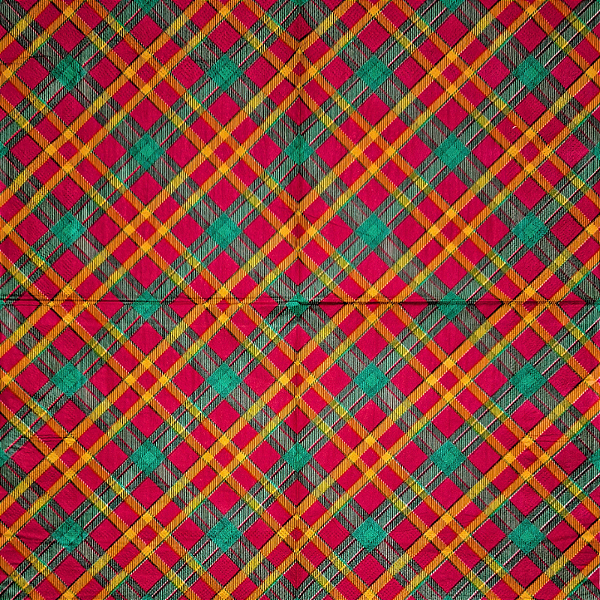 Guardanapo para Decoupage 33x33 Tartan Vermelho Verde e Amarelo