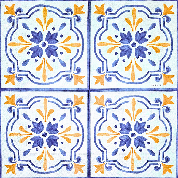Guardanapo para Decoupage 33x33 Azulejo Português Antigo