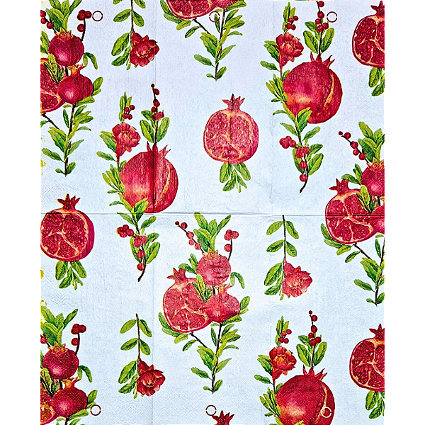 Guardanapo para Decoupage 33x40 Romãs
