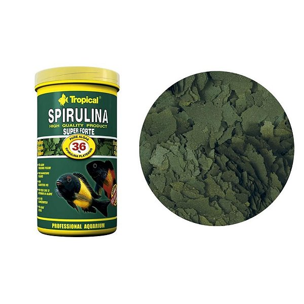 Tropical super top spirulina forte flakes