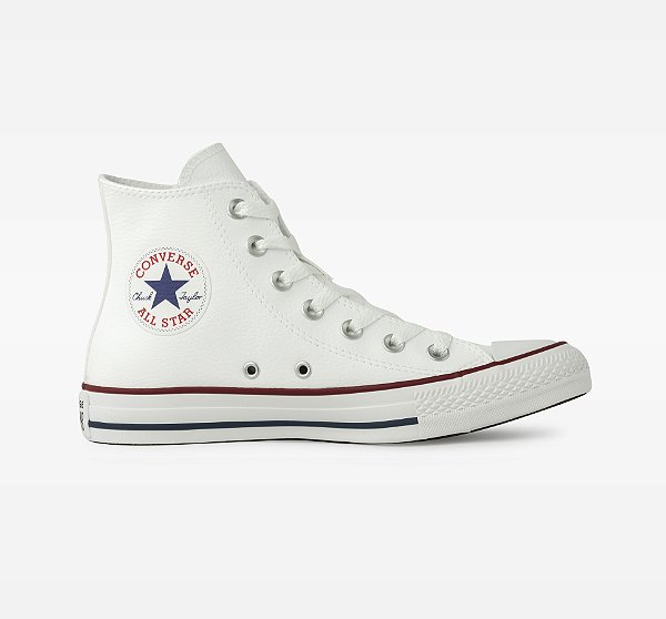 Tênis Converse Chuck Taylor All Star New Malden Hi Branco Vermelho CT04510001