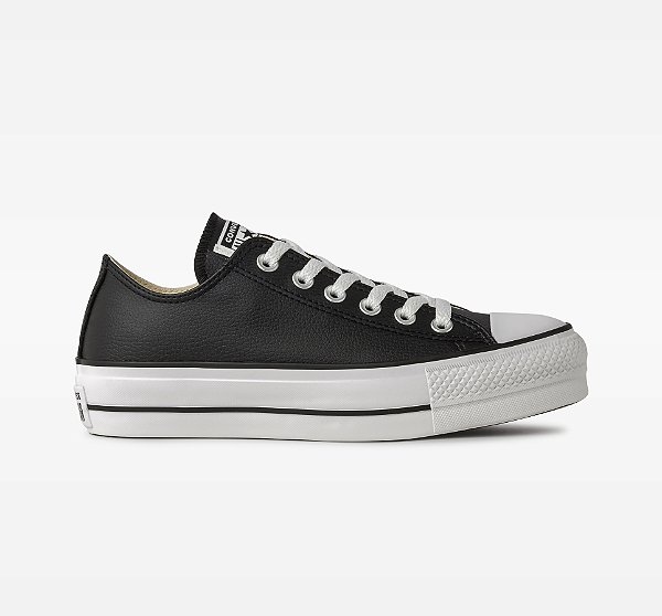 Tênis Converse Chuck Taylor All Star Platform Lift Ox Preto Branco CT09830002