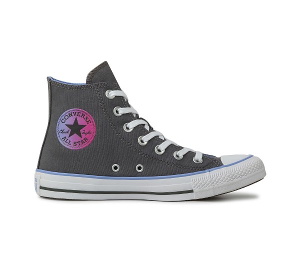 Tênis Converse Chuck Taylor All Star Hi Seasonal Plus Cinza Ferro Azul CT19910001