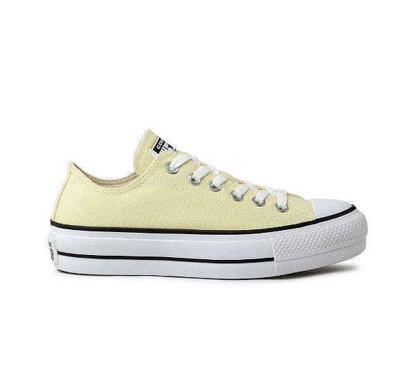 Tênis Converse Chuck Taylor All Star Lift Ox Seasonal Amarelo Suave CT09630042