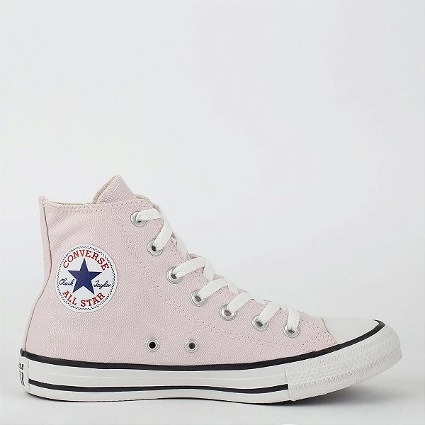 Tênis Converse Chuck Taylor All Star Hi Seasonal Rosa Claro CT04190062