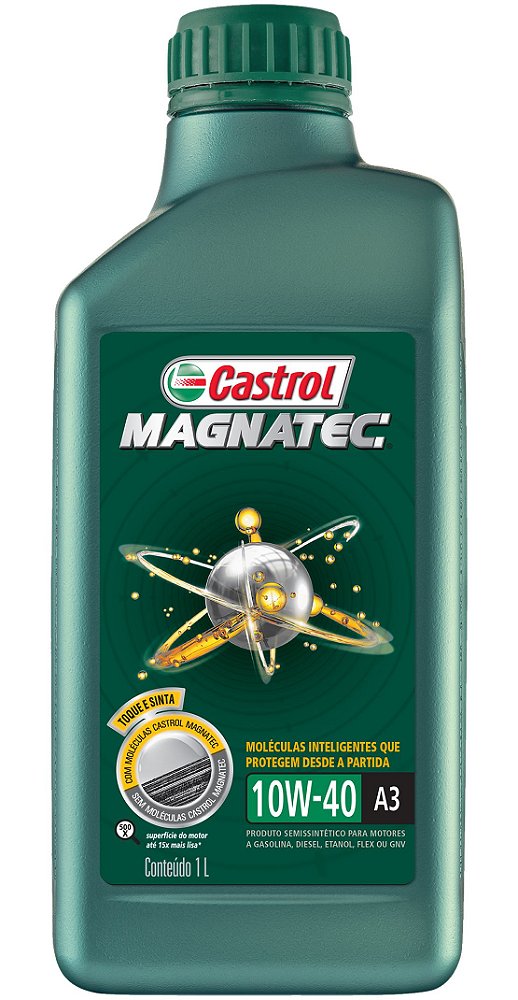 Óleo Motor 10w40 Castrol Flex/ Gnv 1LT Semi Sintético Magnatec