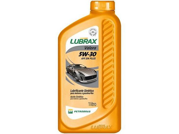 Óleo Motor 5w30 Lubrax Valora API SN Plus Sintético 1LT