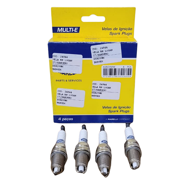 Jogo De Vela De Ignição Renault Logan 07/ Sandero 08/ Symbol 09/ Todos 1.6 8V Flex