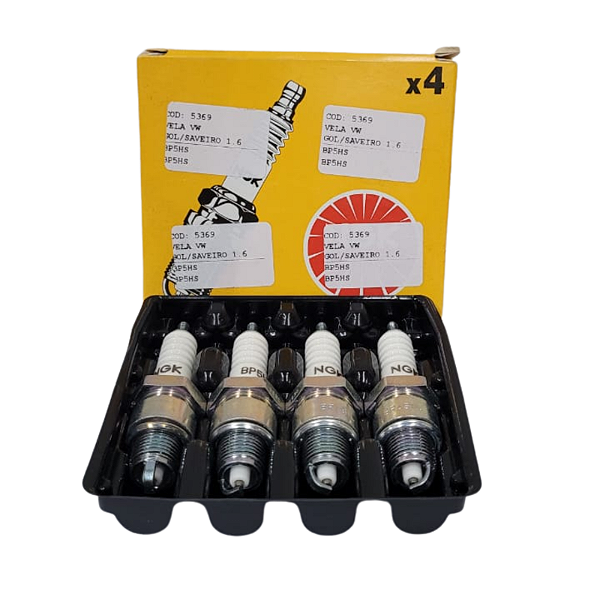 Vela De Ignição Volkswagen Gol/Saveiro 1.6 Kombi 1.5/1.6 Fusca 1.2/1.3/1.5/1.6 /83 Fusca 1300/1600 Gasolina