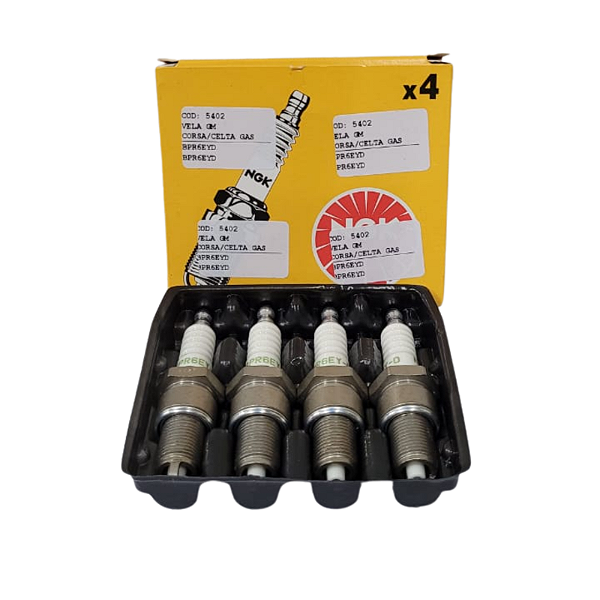 Jogo De Vela De Ignição Chevrolet Corsa/Celta Gasolina 1.0/1.4 Meriva/Montana/Cobalt/Corsão Flex 1.8 Fiat 1.8/2.0