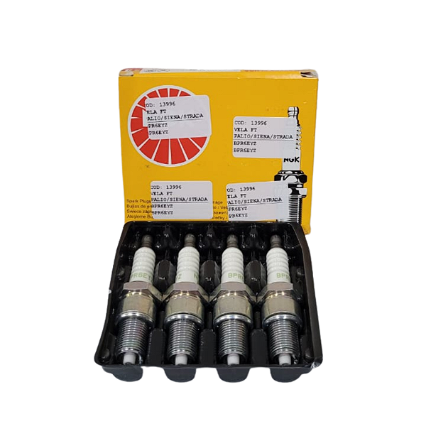 Jogo De Vela De Ignição Fiat Palio/Siena/Strada 1.8 03/ Stilo 1.8 02 / Doblo 1.8 04/ Idea 1.8 05/