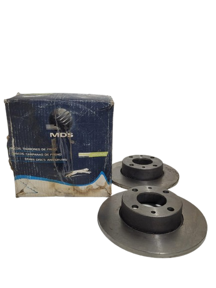 Par Disco De Freio Dianteiro Fiat Uno CS/S 86/87 Fiorino 84/87