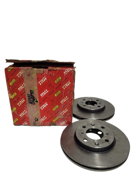 Par Disco De Freio Dianteiro Honda Fit 1.4 8V 04/08 1.5 16V 05/08