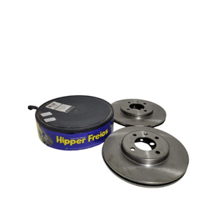 Par Disco De Freio Dianteiro Volkswagen Saveiro Com ABS 98/09 Gol Gti 95/01 Parati 96/ Polo 1.8 96/ Ventilado
