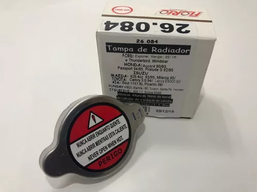 Tampa Do Radiador Kia Soul 1.6 11/ Picanto 06/ Hyundai HB20/Elantra/Santa Fe/Veloster/ Renault Kwid