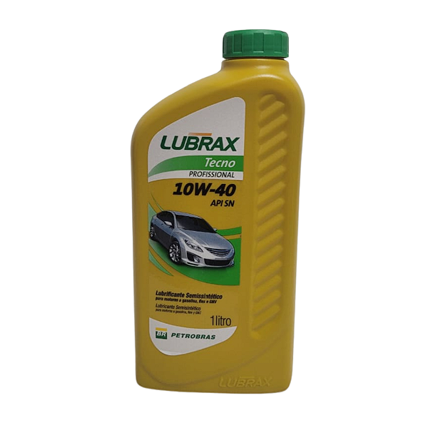 Óleo Motor 10W40 API SN Tecno Lubrax Semissintético Gasolina/Flex/Gnv 1LT