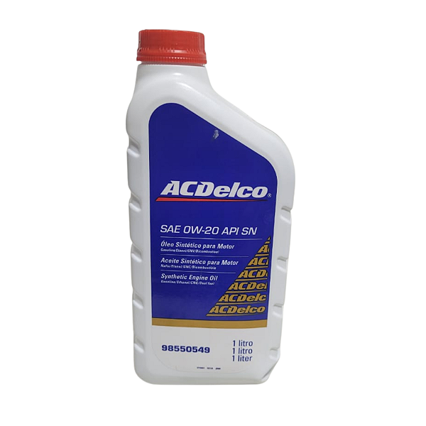 Óleo Motor 0W20 Acdelco Sintético Gasolina/Flex/Gnv 1LT