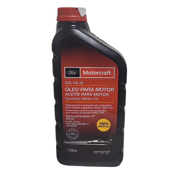 Óleo Motor 5W20 Motorcraft Sintético Gasolina/Flex/Gnv 1LT