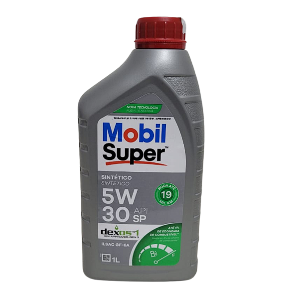 Óleo Motor 5W30 Mobil Super 3000 Dexos 1 Gen 3 Api Sp Flex/Gnv Sintético 1 LT