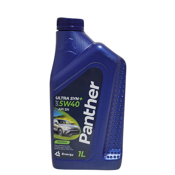 Óleo Motor 5W40 Panther Sintético Gasolina/Flex/Gnv 1LT