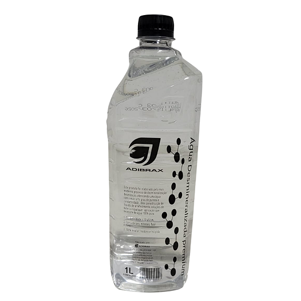 Água Desmineralizada Premium 1000ML Adibrax