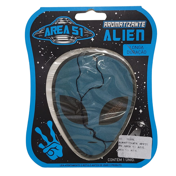 Aromatizante Refil Men Área 51 Azul