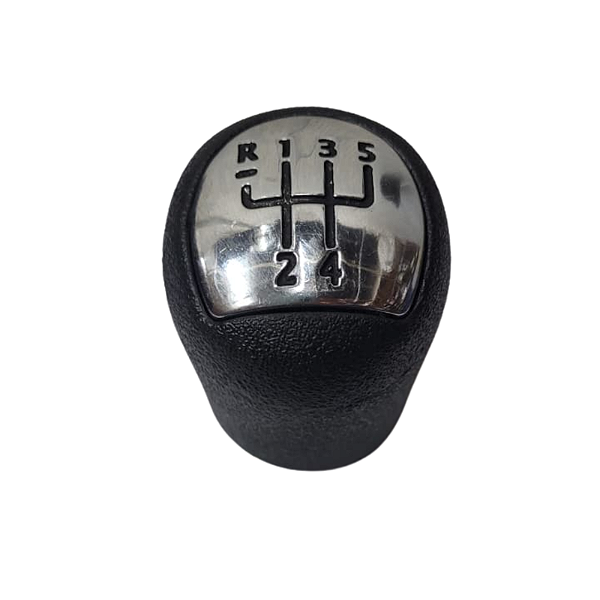 Manopla do Câmbio Renault Clio 05/16 Com Tampa Cromada