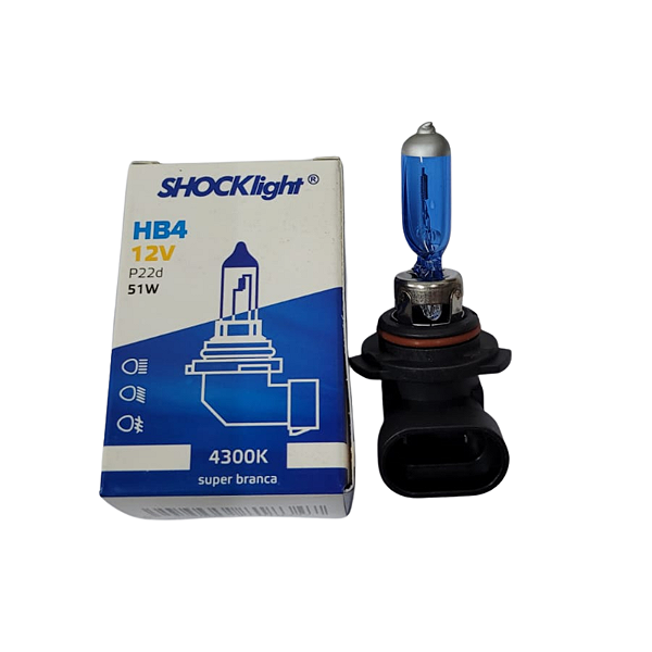 Lâmpada HB4 12V 51W Super Branca 4200K