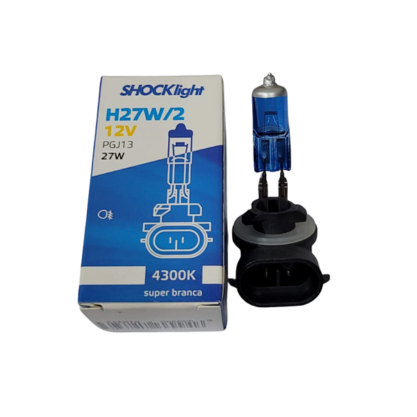 Lâmpada H27 8500K 27W 12V Super Branca Moelo 881 Und