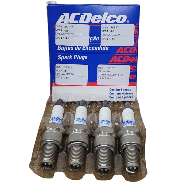 Jogo De Vela De Ignição Chevrolet Corsa/Celta 1.0 05/ Prisma 1.0 09/ Onix 1.0 12/ Flex