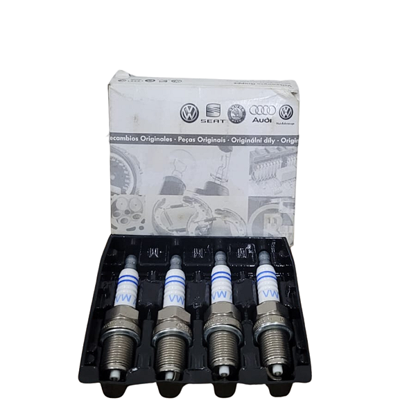 Jogo De Vela De Ignição Volkswagen Gol Todos 05/ Kombi 1.4 09/ Polo/Crossfox 1.6 08/ Saveiro/Parati 1.6 06/ Space 12/15 Voyage Todos 08/ Flex