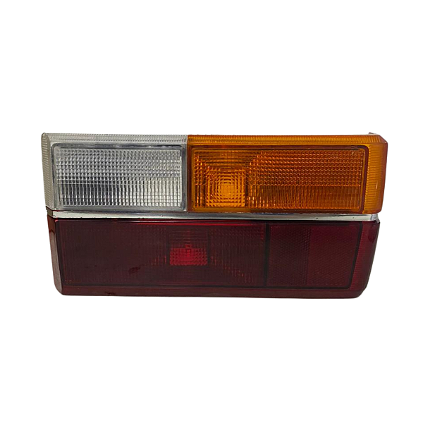 Lanterna Traseira Lado Direito Volkswagen Gol 80/86 Bicolor Com Friso Cromado