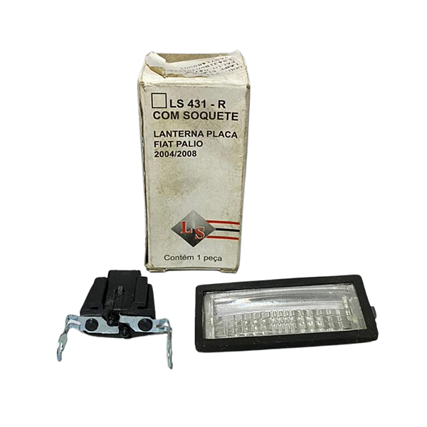 Lanterna Da Placa Fiat Palio 04/08 Com Soquete