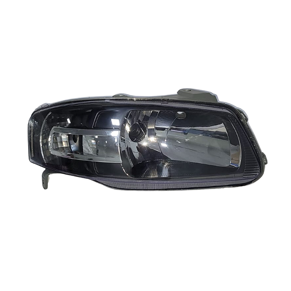 FAROL VOLKSWAGEN GOL G4 MASCARA NEGRA LADO DIREITO FRISO CROMADO