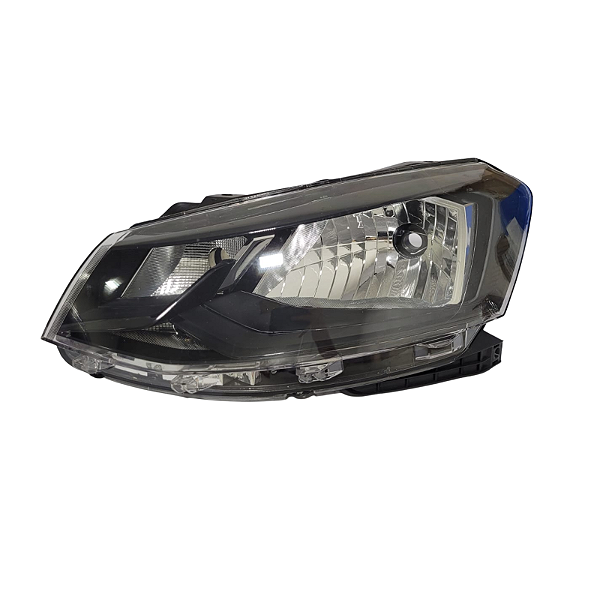 FAROL VOLKSWAGEN GOL/VOYAGE G7 17/ LADO ESQUERDO FRISO PRETO SIMPLES