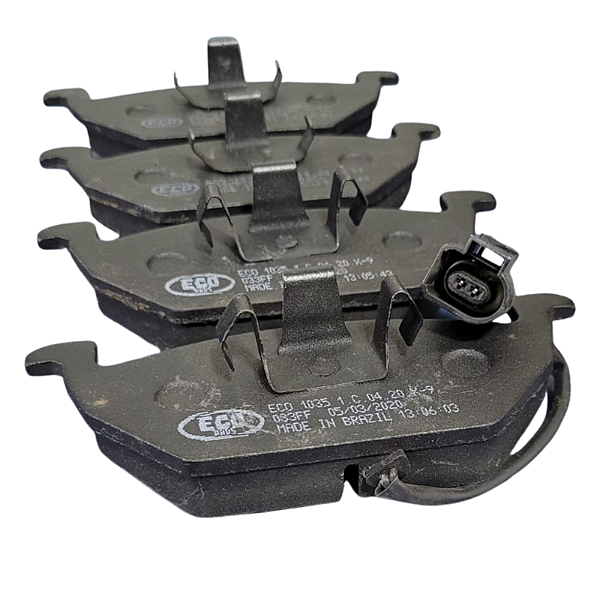 Pastilha De Freio Dianteira Volkswagen Golf 1.6 1.8 2.0 98/Bora 98/Spacefox 1.6 07/A3 1.6/1.8 02/Jetta 2.0 11/New Beetle 99/ Com Sensor Ecopads