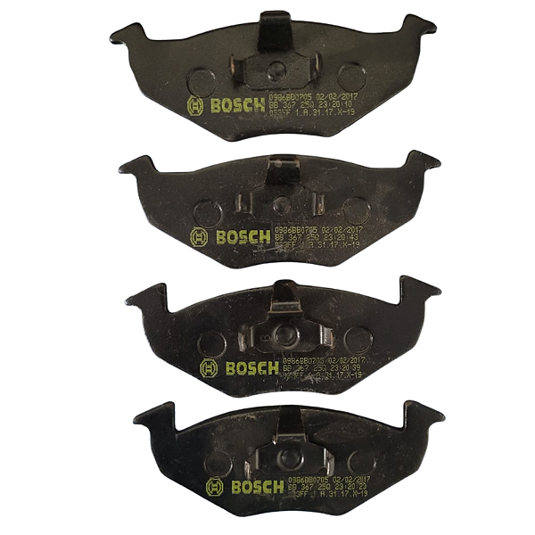 PASTILHA DE FREIO DIANTEIRO VOLKSWAGEN POLO 1.0 8/16V 02/ GOLF 95/ SEAT CORDOBA 1.4 95/99 BOSCH