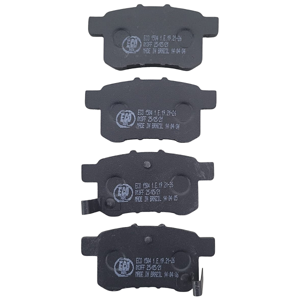 Pastilha De Freio Traseira Honda Civic 1.8/2.0 08/16 Accord 2.0/2.4/3.5 08/ Ecopads