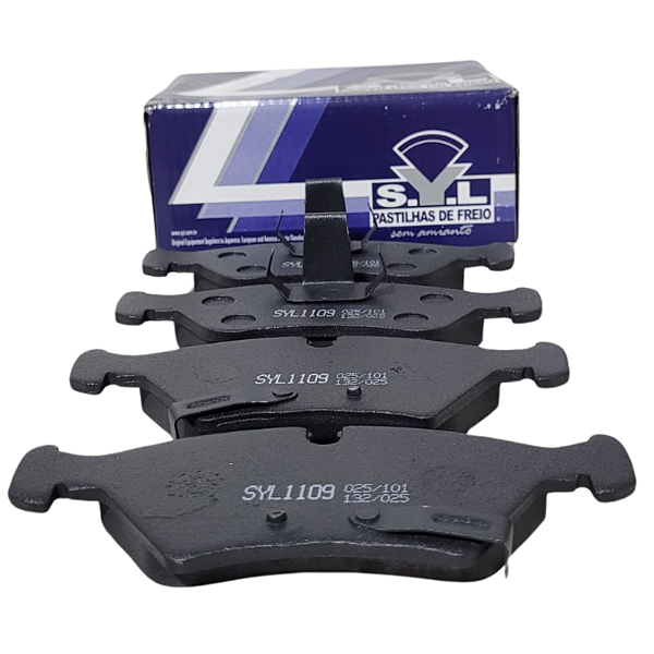 Pastilha De Freio Dianteira Chevrolet Meriva 1.4 09/10 1.8 02/10 Zafira 2.0 02/10 Aro 14 Syl