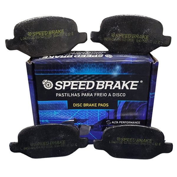 Pastilha De Freio Traseira Fiat Linea 1.4/1.8/1.9 08/ Bravo 11/ Punto 1.4 09/ 500 Sport/Lounge 1.4 09/ Speedbrake