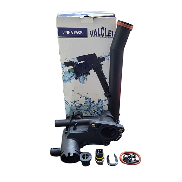 Kit Válvula Termostática Volkswagen Gol/ Parati 1.0 AT 8/16V Com Ar 96/02