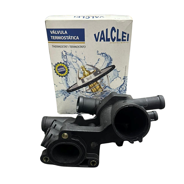Kit Válvula Termostática Volkswagen Fox Todos 04/ Cross/ Space 1.6 05/10 Sem Sensor