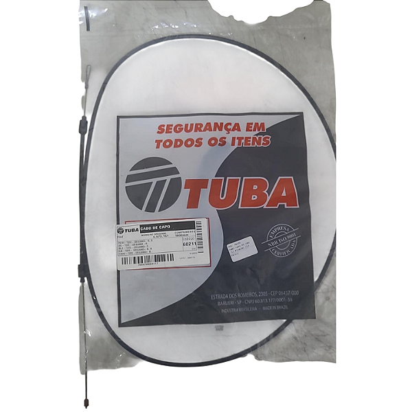 Cabo do Capô Fiat Uno até 2011, Fiorino até 2013, Prêmio até 1992 e Elba até 1996 com Alavanca Tuba