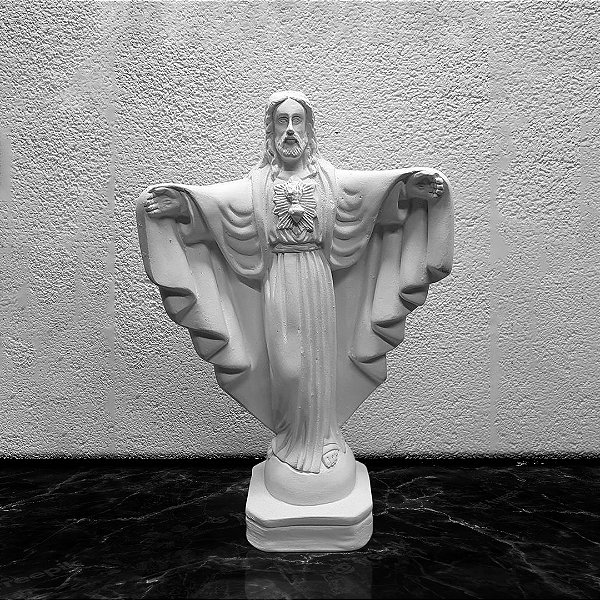 Imagem Orixá Oxalá 24cm Gesso Cru