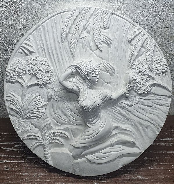 Mandala Orixá Oxum Diametro 35cm