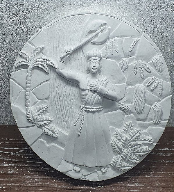 Mandala Orixá Xango Diametro 35cm